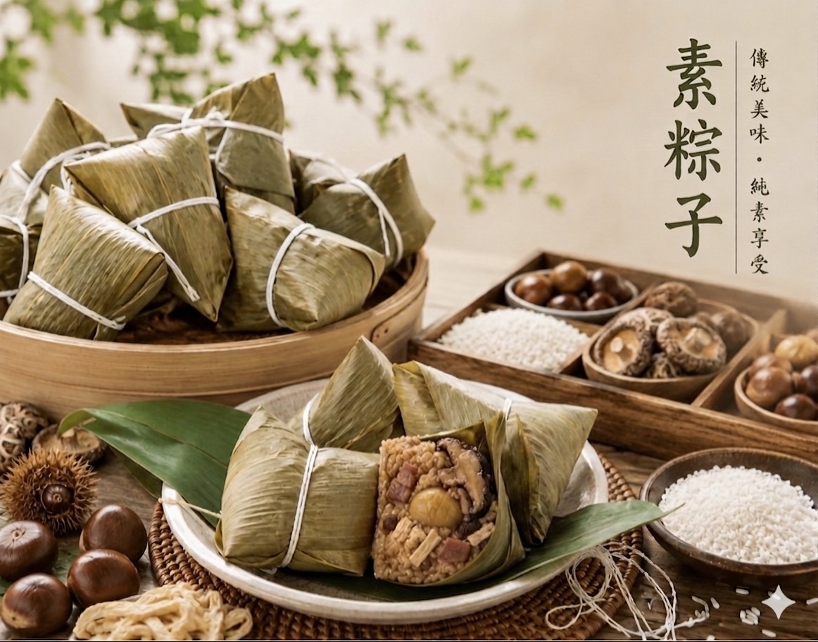 結粽善緣 · 家鄉素粽